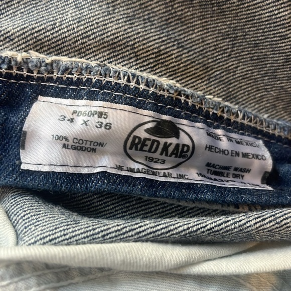 Sale 5 For $25 Men’s Red Kap Straight Leg Jeans - Picture 9 of 10